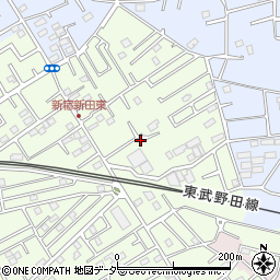 埼玉県春日部市新宿新田283周辺の地図