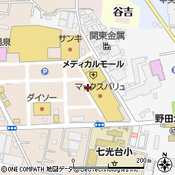 バーミヤン 野田七光台店周辺の地図