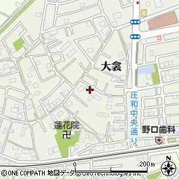 埼玉県春日部市大衾227周辺の地図