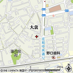 埼玉県春日部市大衾216周辺の地図