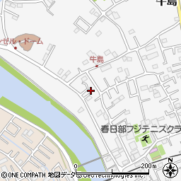 埼玉県春日部市牛島408周辺の地図
