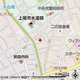 埼玉県上尾市二ツ宮1145周辺の地図