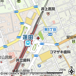 ファミリーマート蓮田駅東口店周辺の地図