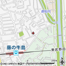 埼玉県春日部市牛島1473-3周辺の地図