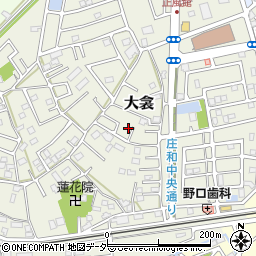 埼玉県春日部市大衾215周辺の地図