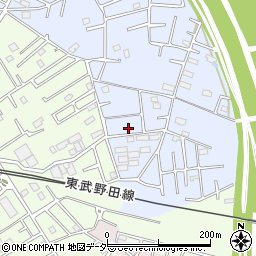 埼玉県春日部市西金野井1688周辺の地図