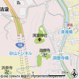清瀧神社周辺の地図