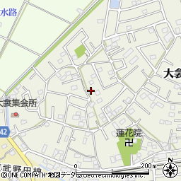 埼玉県春日部市大衾136周辺の地図