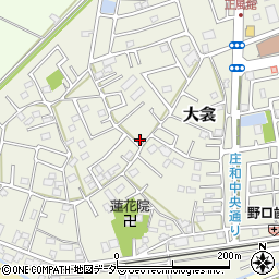 埼玉県春日部市大衾188周辺の地図