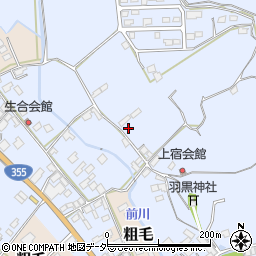 茨城県行方市富田383周辺の地図