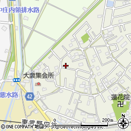 埼玉県春日部市大衾122周辺の地図