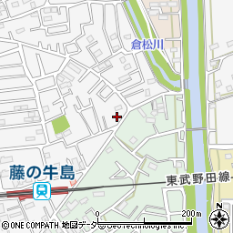 埼玉県春日部市牛島1469周辺の地図
