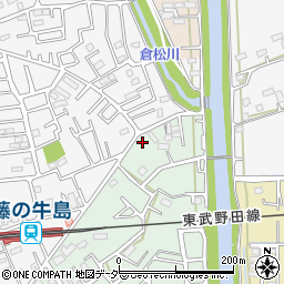 埼玉県春日部市藤塚1932周辺の地図