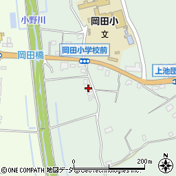 茨城県牛久市岡見町92周辺の地図