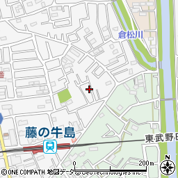 埼玉県春日部市牛島1473-18周辺の地図