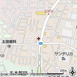 千葉県野田市七光台438-5周辺の地図