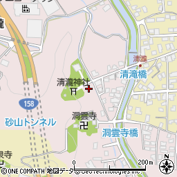 福井県大野市清瀧124-14周辺の地図