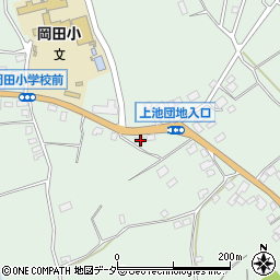 茨城県牛久市岡見町2004周辺の地図
