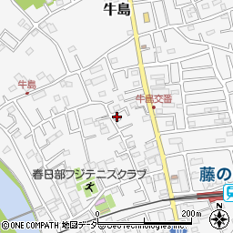 埼玉県春日部市牛島194周辺の地図