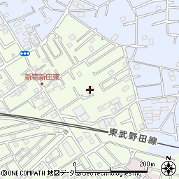埼玉県春日部市新宿新田312周辺の地図