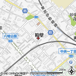 埼玉県春日部市粕壁6669-8周辺の地図