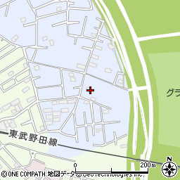 埼玉県春日部市西金野井1601周辺の地図