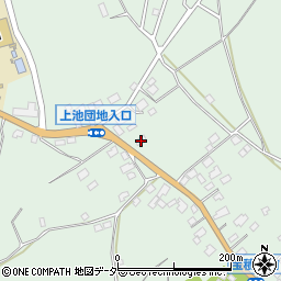 茨城県牛久市岡見町2105周辺の地図