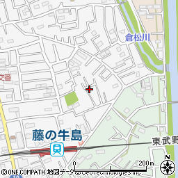 埼玉県春日部市牛島1473-29周辺の地図
