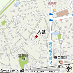 埼玉県春日部市大衾214周辺の地図