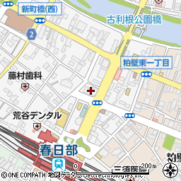 埼玉県春日部市粕壁1丁目6-5周辺の地図