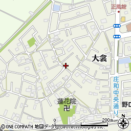 埼玉県春日部市大衾187周辺の地図