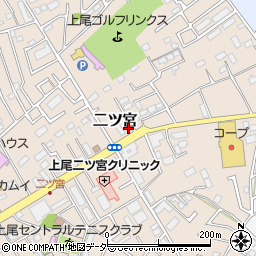 埼玉県上尾市二ツ宮977周辺の地図