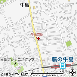 埼玉県春日部市牛島1527周辺の地図