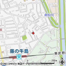 埼玉県春日部市牛島1473-26周辺の地図