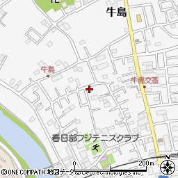 埼玉県春日部市牛島188周辺の地図