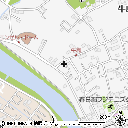 埼玉県春日部市牛島404周辺の地図
