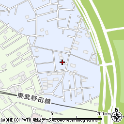 埼玉県春日部市西金野井1683周辺の地図