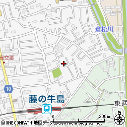 埼玉県春日部市牛島1473-54周辺の地図