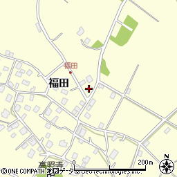 茨城県稲敷郡阿見町福田382周辺の地図