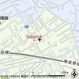 埼玉県春日部市新宿新田293周辺の地図