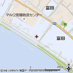 茨城県行方市富田170周辺の地図