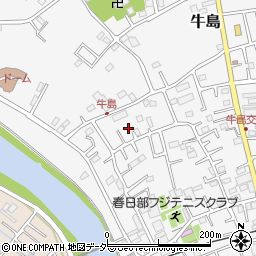 埼玉県春日部市牛島415-7周辺の地図