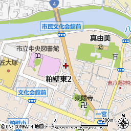 埼玉県春日部市粕壁東2丁目周辺の地図
