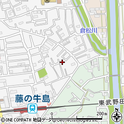 埼玉県春日部市牛島1473-10周辺の地図