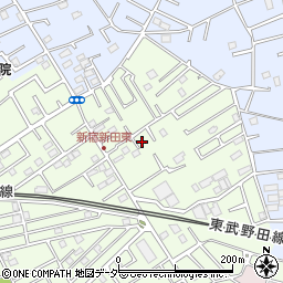 埼玉県春日部市新宿新田294周辺の地図