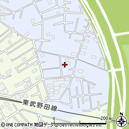 埼玉県春日部市西金野井1684周辺の地図