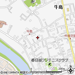 埼玉県春日部市牛島415周辺の地図