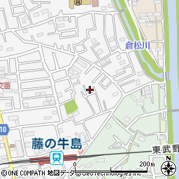 埼玉県春日部市牛島1473-45周辺の地図