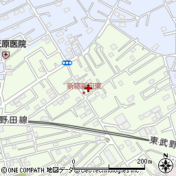 埼玉県春日部市新宿新田301周辺の地図