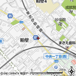 埼玉県春日部市粕壁6605-5周辺の地図